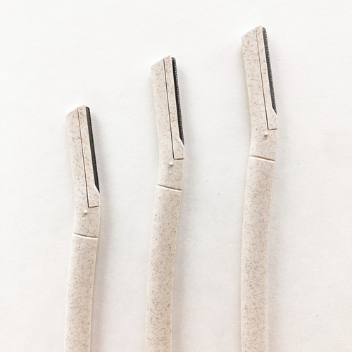 Biodegradable Wheat Straw Eyebrow Razor Trimmer - Eco Friendly - Image 3