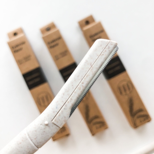 Biodegradable Wheat Straw Eyebrow Razor Trimmer - Eco Friendly - Image 5