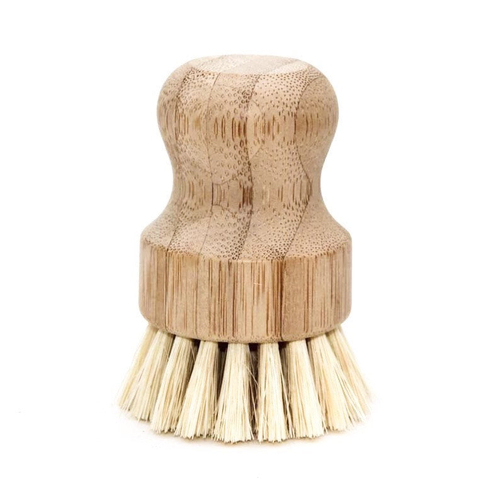 Bamboo Pot Scrubber - Zero Waste Dish Brush - Image 4