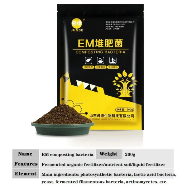 EM Compost Fermentation Bacteria Fungus Bran Kitchen Waste Compost Bin High Concentration Fungus For Compost Box - Image 3