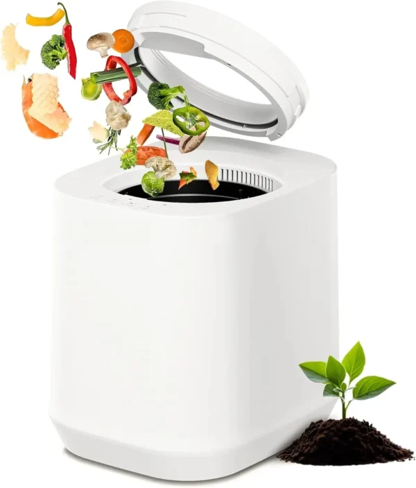 Electric Composter for Kitchen, Odorless | Low Noise | Auto-Cleaning |Turn Food Waste into Fertilizer Within 3 Hrs