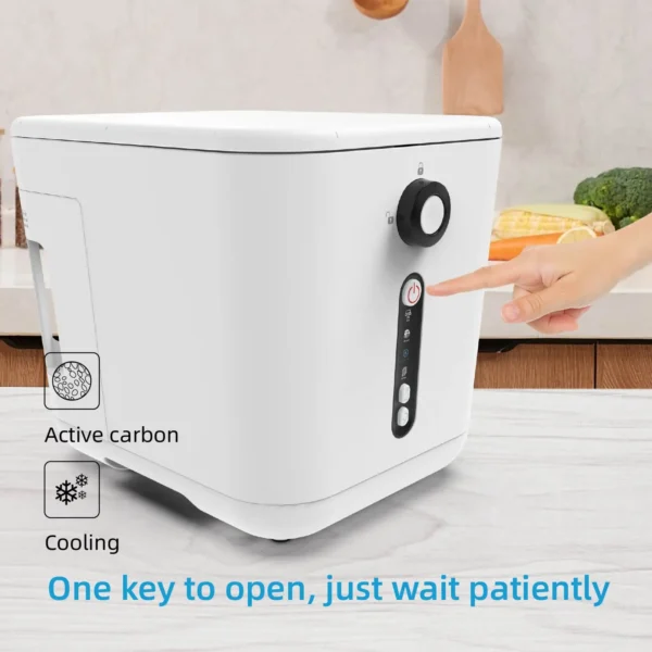3L Organic Fertilizer Machine Kitchen Waste Composting Food Waste Dispose Compost Machine Electric 50 Stainless Steel - Image 3
